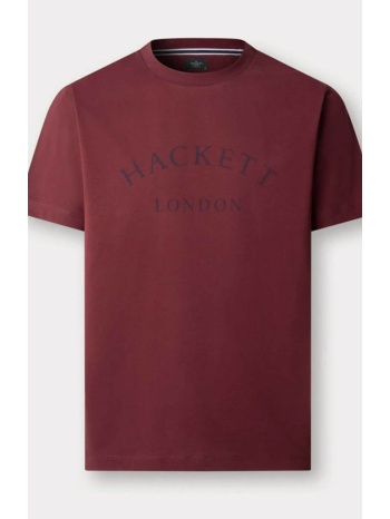 hackett ανδρικό t-shirt με logo print classic fit 