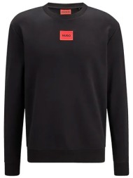hugo boss ανδρική μπλούζα φούτερ με λογότυπο - 50447964 μαύρο