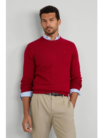 hackett ανδρικό μάλλινο πουλόβερ μονόχρωμο - hm7000075 σε προσφορά