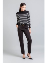 emme by marella γυναικείο παντελόνι chinos `serata` - 2525136081200 μαύρο