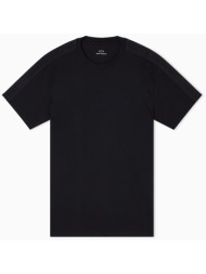 armani exchange ανδρικό t-shirt μονόχωμο - xm001283af10361 μαύρο