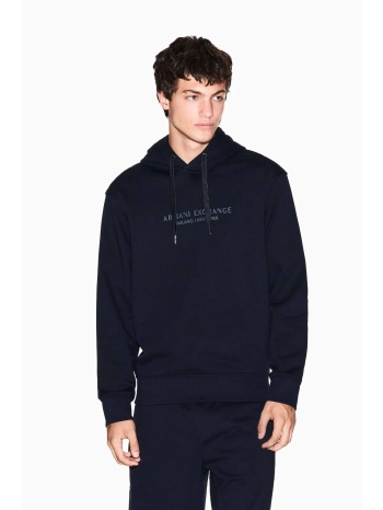 armani exchange ανδρική μπλούζα φούτερ με λογότυπο και