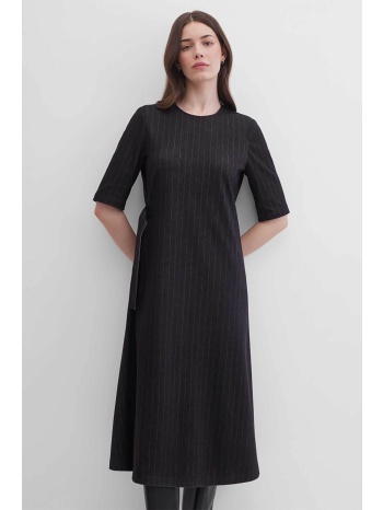 gerry weber γυναικείο midi φόρεμα με ριγέ σχέδιο a-line 