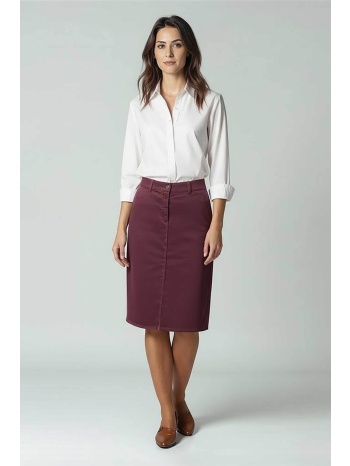 gerry weber γυναικεία midi φούστα κοτλέ πεντάτσεπη 