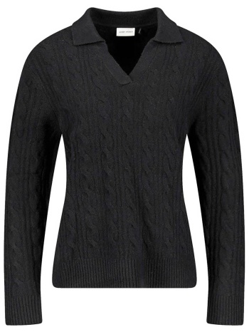 gerry weber γυναικείο πουλόβερ με γιακά και cable knit