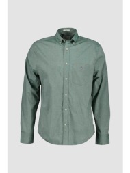 gant ανδρικό πουκάμισο oxford button down με τσέπη και κεντημένο λογότυπο regular fit - 3250238 πράσ