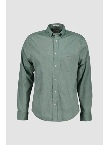 gant ανδρικό πουκάμισο oxford button down με τσέπη και σε προσφορά