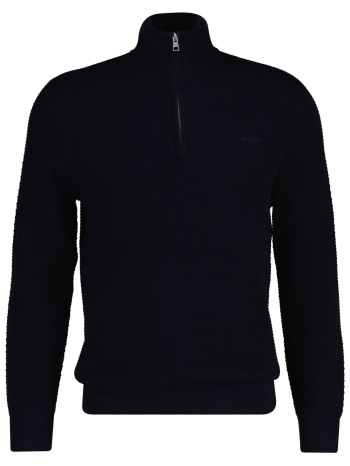 gant ανδρικό πουλόβερ textured με κεντημένο λογότυπο και σε προσφορά