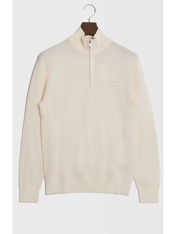 gant ανδρικό πουλόβερ textured με κεντημένο λογότυπο και σε προσφορά