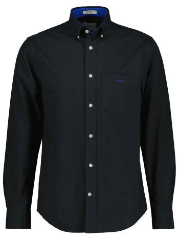 gant ανδρικό πουκάμισο button down με τσέπη και κεντημένο