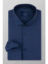oxford company ανδρικό sport πουκάμισο romeo μονόχρωμο slim fit - z210-ru21.01 σκούρο μπλε