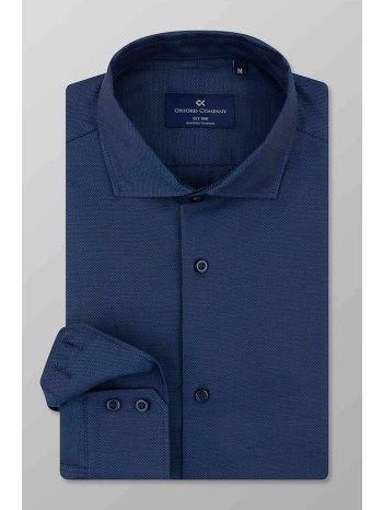 oxford company ανδρικό sport πουκάμισο romeo μονόχρωμο slim