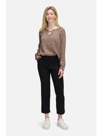 betty barclay γυναικείο παντελόνι cropped μονόχρωμο slim