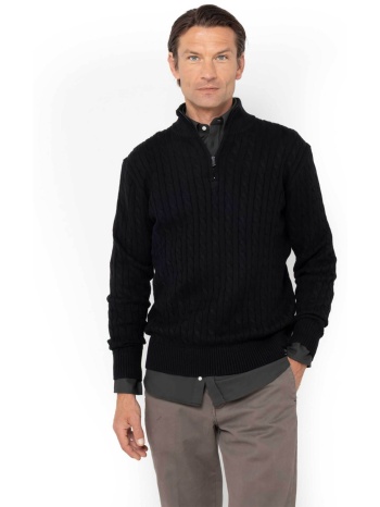 the bostonians ανδρικό πουλόβερ με cable knit pattern και
