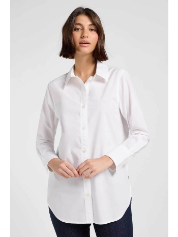 lee® γυναικείο πουκάμισο μονόχρωμο regular fit - 112370823