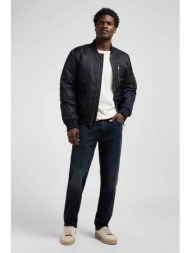 lee® ανδρικό τζιν παντελόνι πεντάτσεπο regular straight fit `west` - 112373386 μαύρο