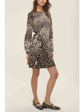 emme by marella γυναικείο φόρεμα με animal print `delfi` 