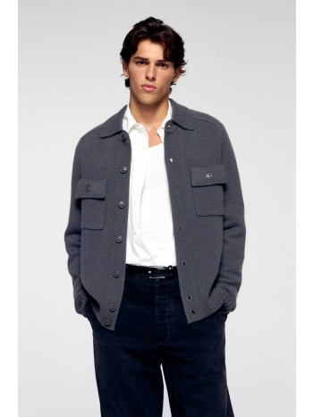 from future ανδρική ζακέτα από κασμίρι regular fit 