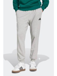 adidas ανδρικό παντελόνι φόρμας regular fit `essentials feel cozy french terry` - je3855 γκρι