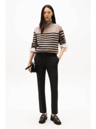 tommy hilfiger γυναικείο παντελόνι μονόχρωμο slim fit - ww0ww48350 μαύρο