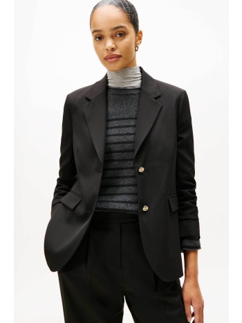 tommy hilfiger γυναικείο σακάκι μονόχρωμο regular fit 