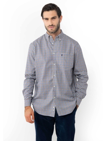 the bostonians ανδρικό πουκάμισο button down με καρό σχέδιο σε προσφορά