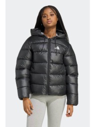 adidas γυναικείο puffer μπουφάν με καπιτονέ σχέδιο και κουκούλα regular fit `essentials climawarm` -