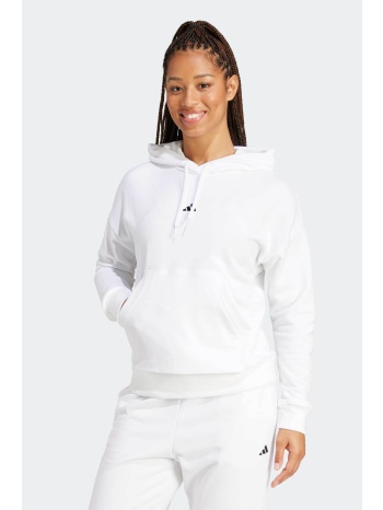 adidas γυναικεία μπλούζα φούτερ με κουκούλα regular fit
