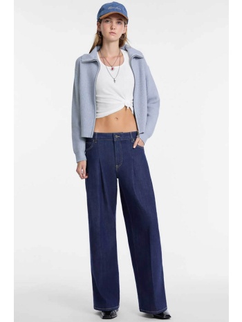 guess γυναικείο τζιν παντελόνι πεντάτσεπο wide leg `g12`  σε προσφορά
