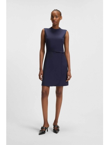hugo boss γυναικείο mini φόρεμα με φιογκάκι `kanine` 
