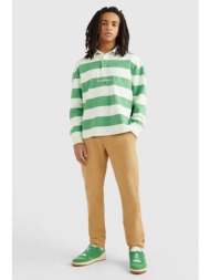 tommy jeans ανδρικό παντελόνι chino slim fit - dm0dm09595 μπεζ