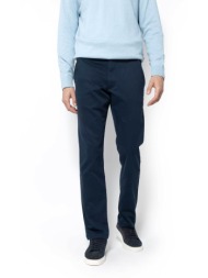 nautica ανδρικό παντελόνι chino μονόχρωμο classic fit - p57901 μπλε σκούρο