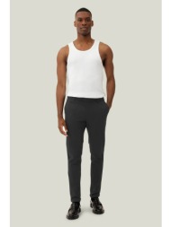 les deux ανδρικό επίσημο παντελόνι slim fit `como` - 100501001 ανθρακί