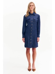 forel γυναικείο mini denim φόρεμα σεμιζιέ - 081.50.01.042 denim blue