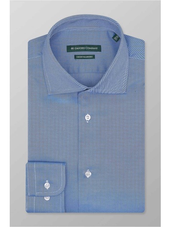 oxford company ανδρικό πουκάμισο club μονόχρωμο regular fit