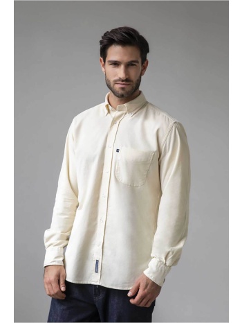 oxford company ανδρικό κοτλέ πουκάμισο button down regular σε προσφορά