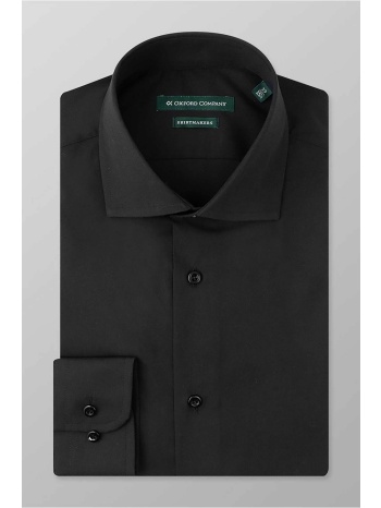oxford company ανδρικό πουκάμισο club μονόχρωμο regular fit