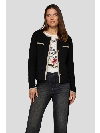 rabe γυναικείο jacket - 55-213220 μαύρο