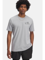 under armour ανδρικό t-shirt `body shop` - 6004178 γκρι ανοιχτό
