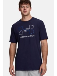 under armour ανδρικό t-shirt `foundation` - 1382915 μπλε σκούρο