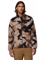 columbia ανδρική ζακέτα fleece `steens mountain™ printed` - 1478231256l καφέ