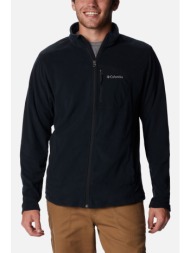columbia ανδρική ζακέτα fleece με λογότυπο regular fit `klamath range™` - 2013604010xxl μαύρο