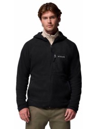 columbia ανδρική ζακέτα fleece με κουκούλα `fast trek™ overlay` - 2135701010l μαύρο