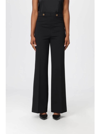 twinset γυναικείο παντελόνι μονόχρωμο flared fit 