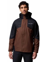 columbia ανδρικό μπουφάν με κουκούλα `bugaboo™ iii fleece interchange` - 2096904010l καφέ