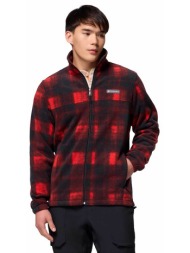 columbia ανδρική ζακέτα fleece `steens mountain™ printed` - 1478231256l μπορντό