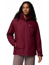 columbia γυναικείο μπουφάν 3 in 1 `bugaboo™ iii fleece interchange` - 2087821010l μπορντό