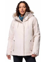 columbia γυναικείο μπουφάν με κουκούλα `suttle mountain™ iii insulated` - 2086481278m εκρού