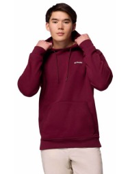 columbia ανδρική μπλούζα φούτερ με κουκούλα `meridian creek™` - 2105851010l μπορντό