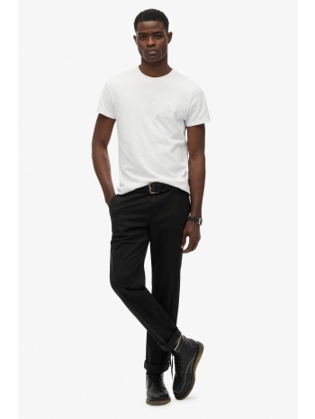 superdry ανδρικό παντελόνι chino straight fit `premium
